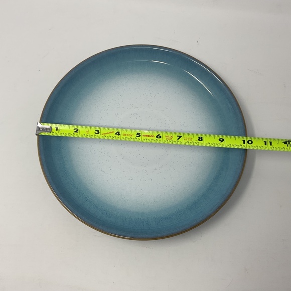 Denby Azure Haze Stoneware Coupe Dinner Plate (4 available $30 EACH) - Picture 5 of 5